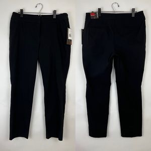 NWT BRIGGS dress pants with pin-tuck front in black 12P